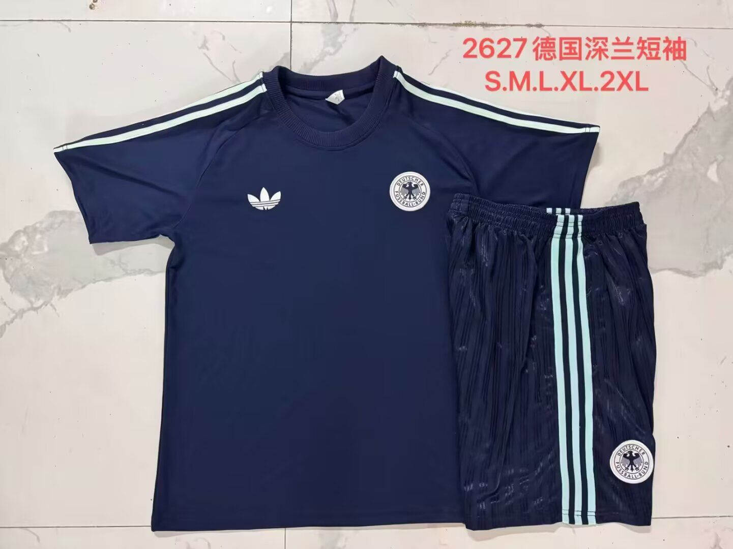 AAA Quality Germany 26/27 Navy Blue Training Kit Jerseys